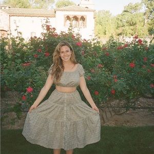 Christy Dawn Margot Crop Top & Skirt Set